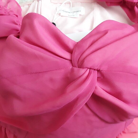 Lovers + Friends Camila Ombre Mini Dress in Sunrise - Size L - Picture 5 of 9